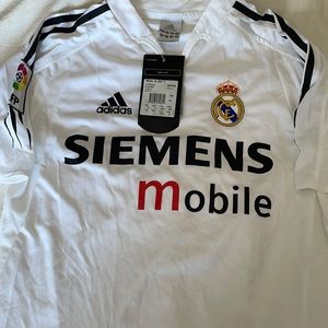 Vintage Adidas Real Madrid youth jersey NWT